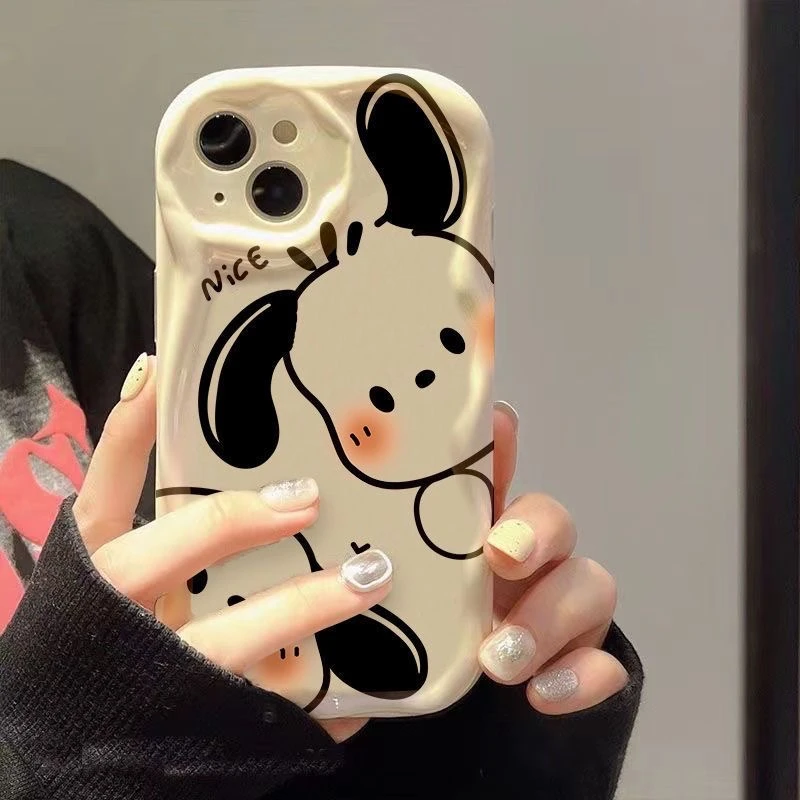 对视小狗适用iPhone15/14promax手机壳13女12华为/oppo/小米/vivo