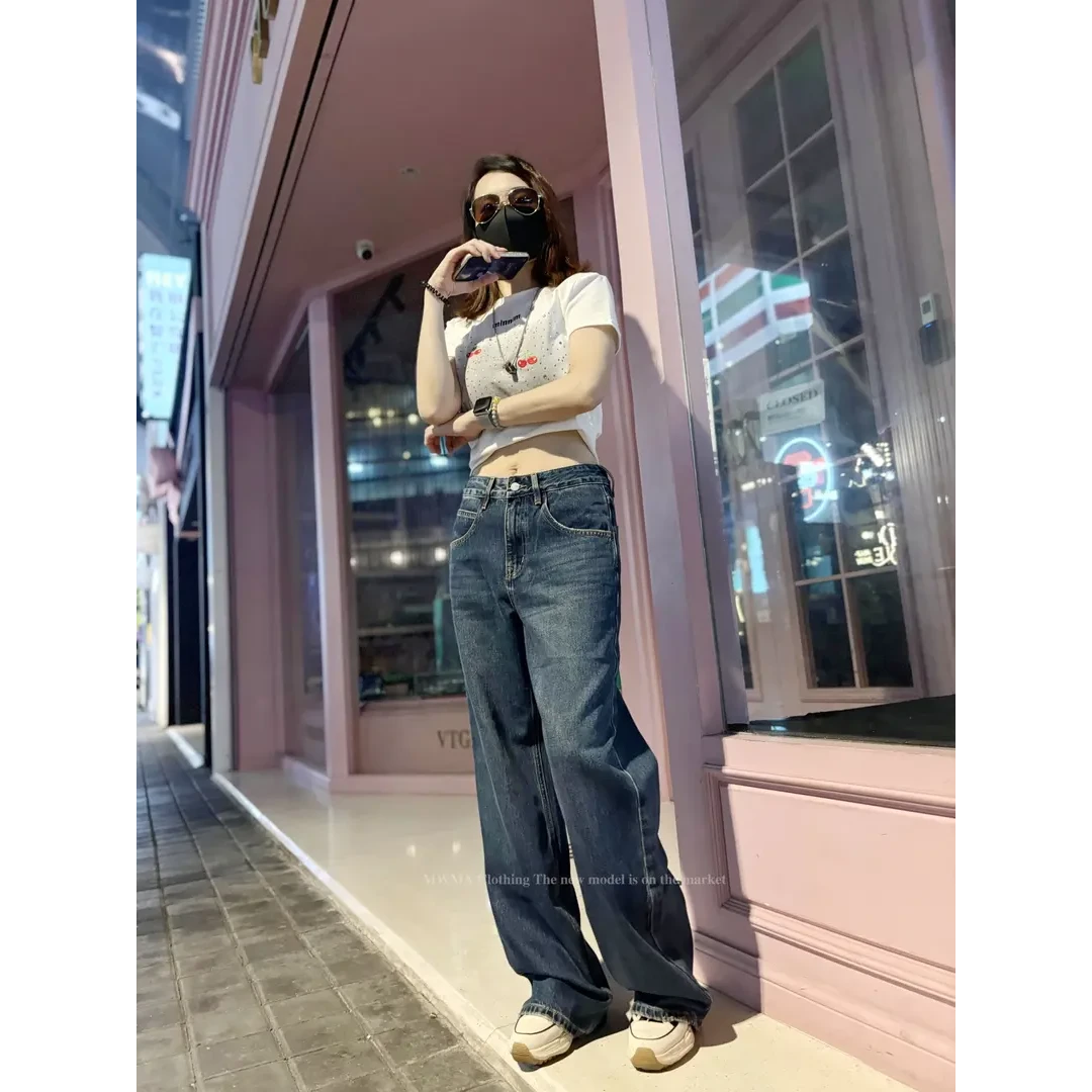 SU【324】86花 愫玥 MWMA超爆裤王初秋个性AB假后袋设计窄版阔腿裤~