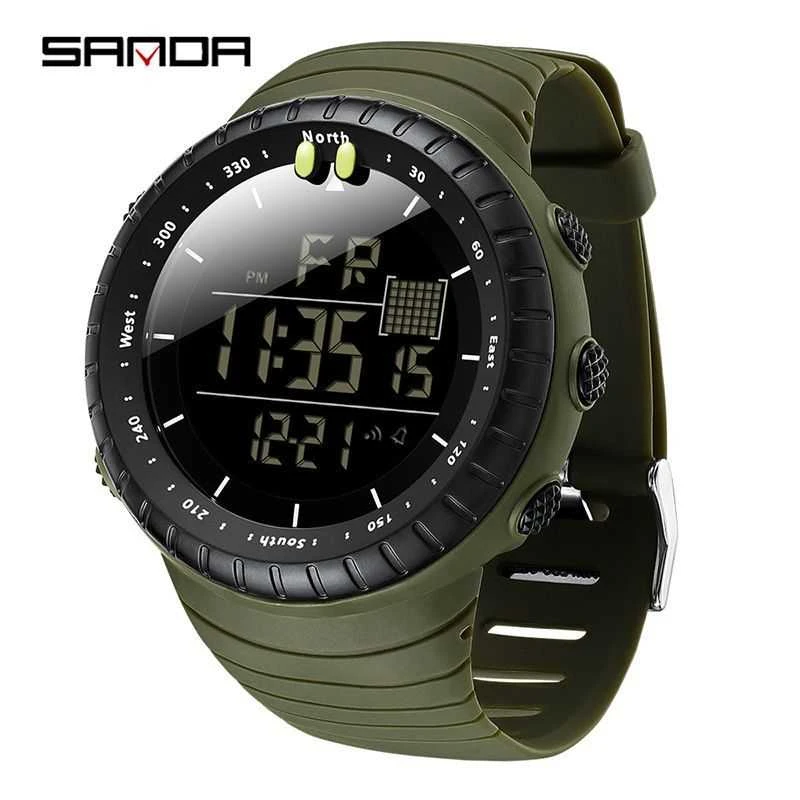 男款户外训练多功能运动初高中学生手表男士夜光防水游泳电子表