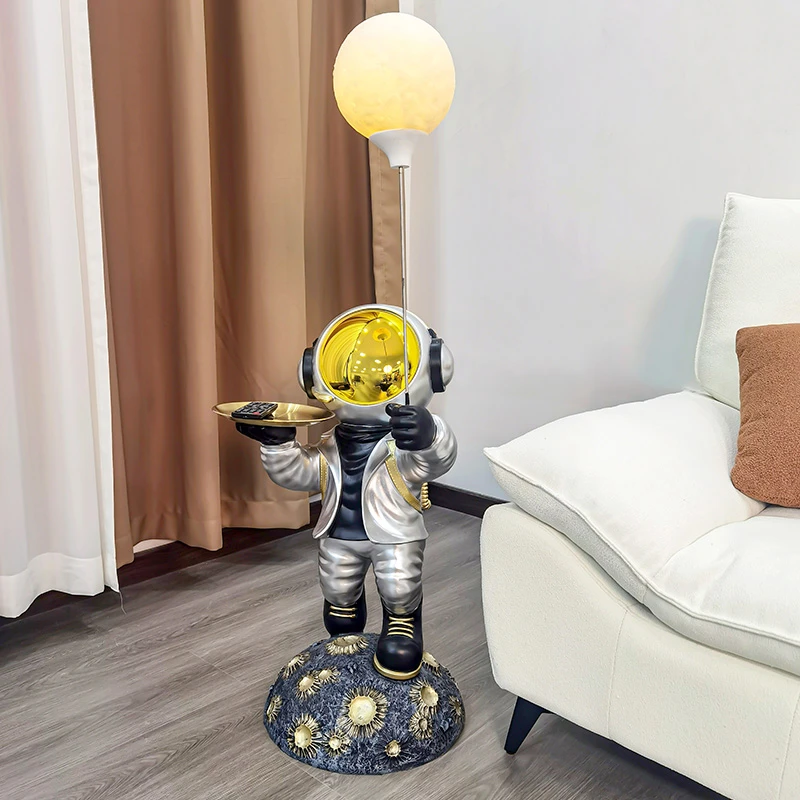 宇航员摆件落地客厅轻奢托盘宇航员乔迁新居饰品宇航员38115