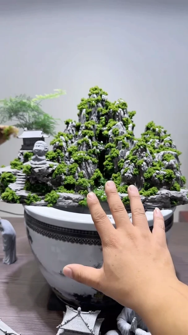 【闪购商品】大号流水+2号亭+悟空+水泵+文竹