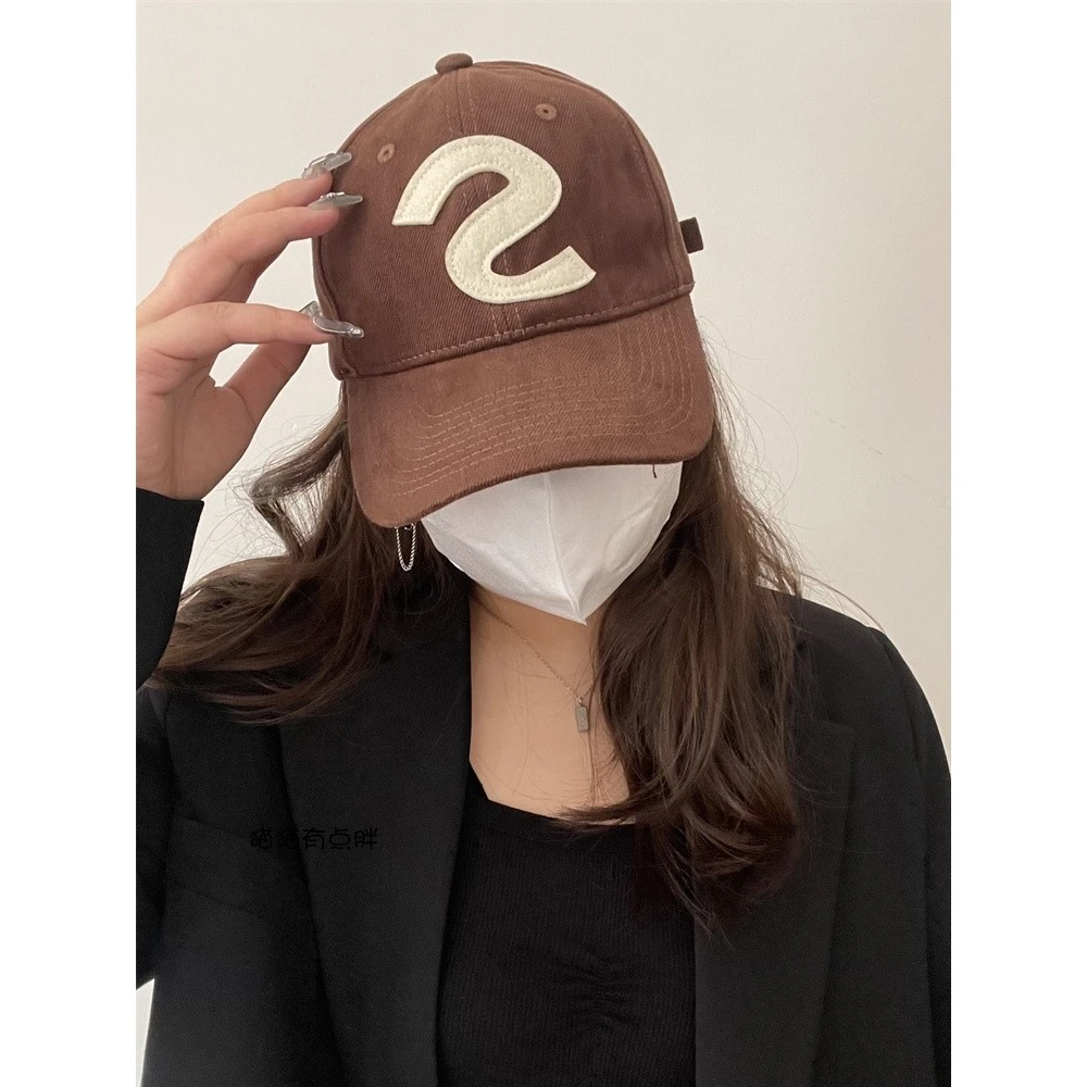 四季韩系大S百搭球帽子女休闲复古时尚鸭舌帽
