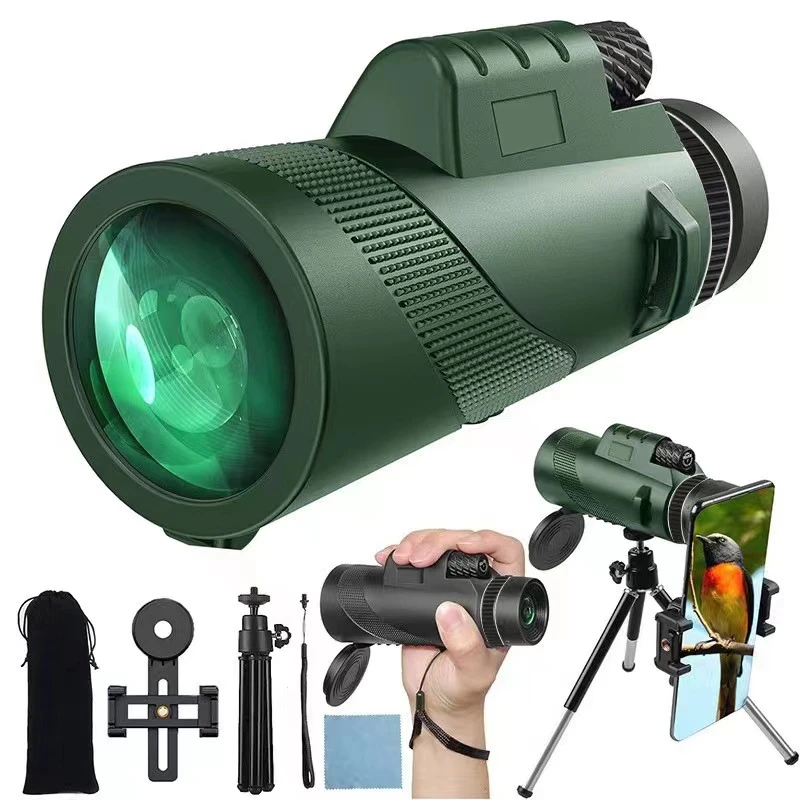 单筒望远镜高倍高清户外便携观鸟演唱会高清望远镜