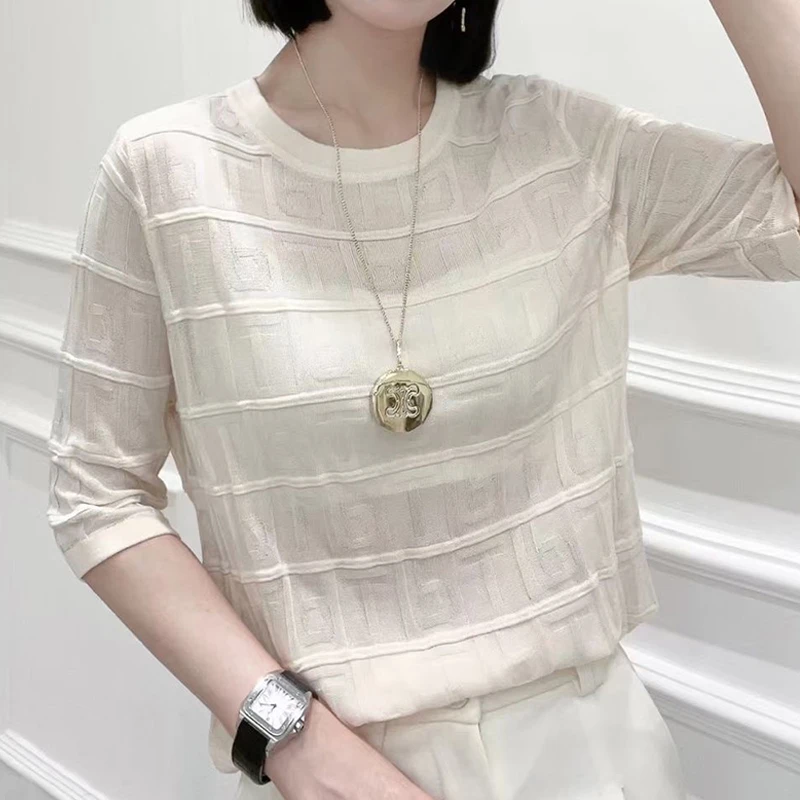 【001-100孤品合集】显瘦百搭针织衫春夏小众气质感洋气打底上衣