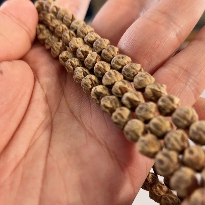 柏香籽/百香籽手串ss0131号7+8莲花尽头