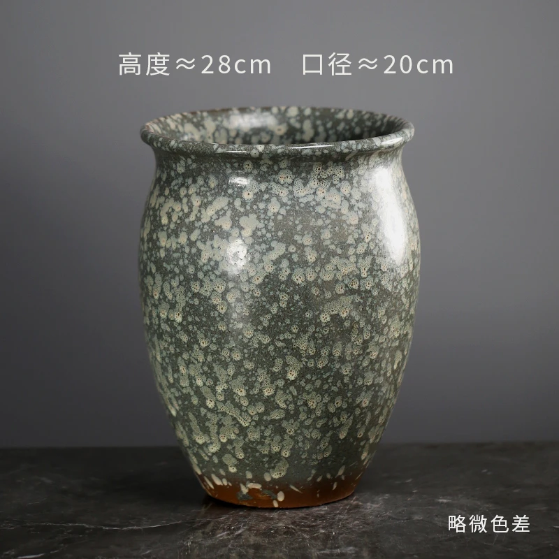 T1-209多肉花盆新款创意陶瓷透气简约多肉老桩花盆高多肉花盆