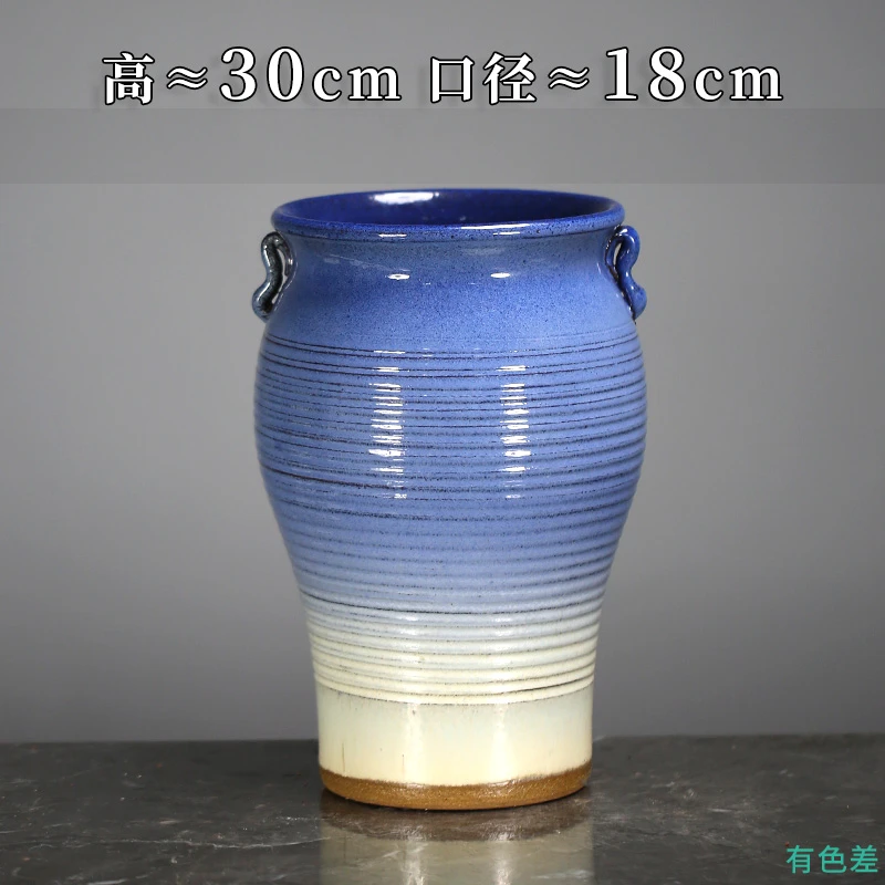 T1-12多肉花盆新款创意陶瓷透气粗陶简约大气美观结实