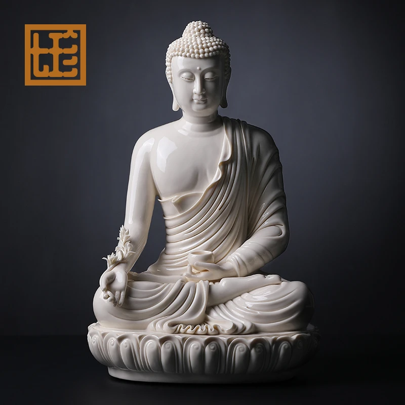 七珍 德化陶瓷摆件《药/师》家用工艺品装饰品摆件