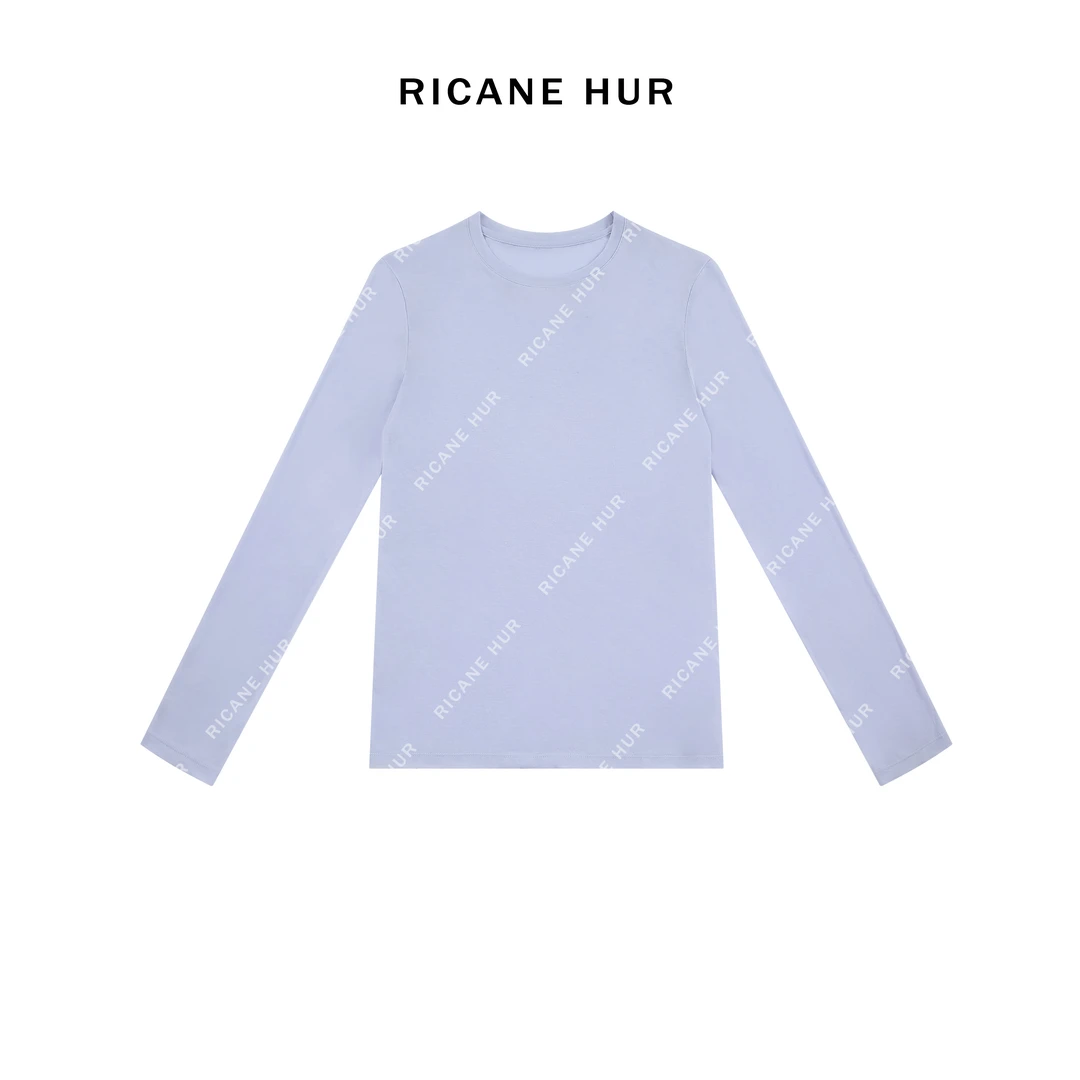 RICANE HUR“山野柔风”宽松百搭舒适正肩罩衫20002