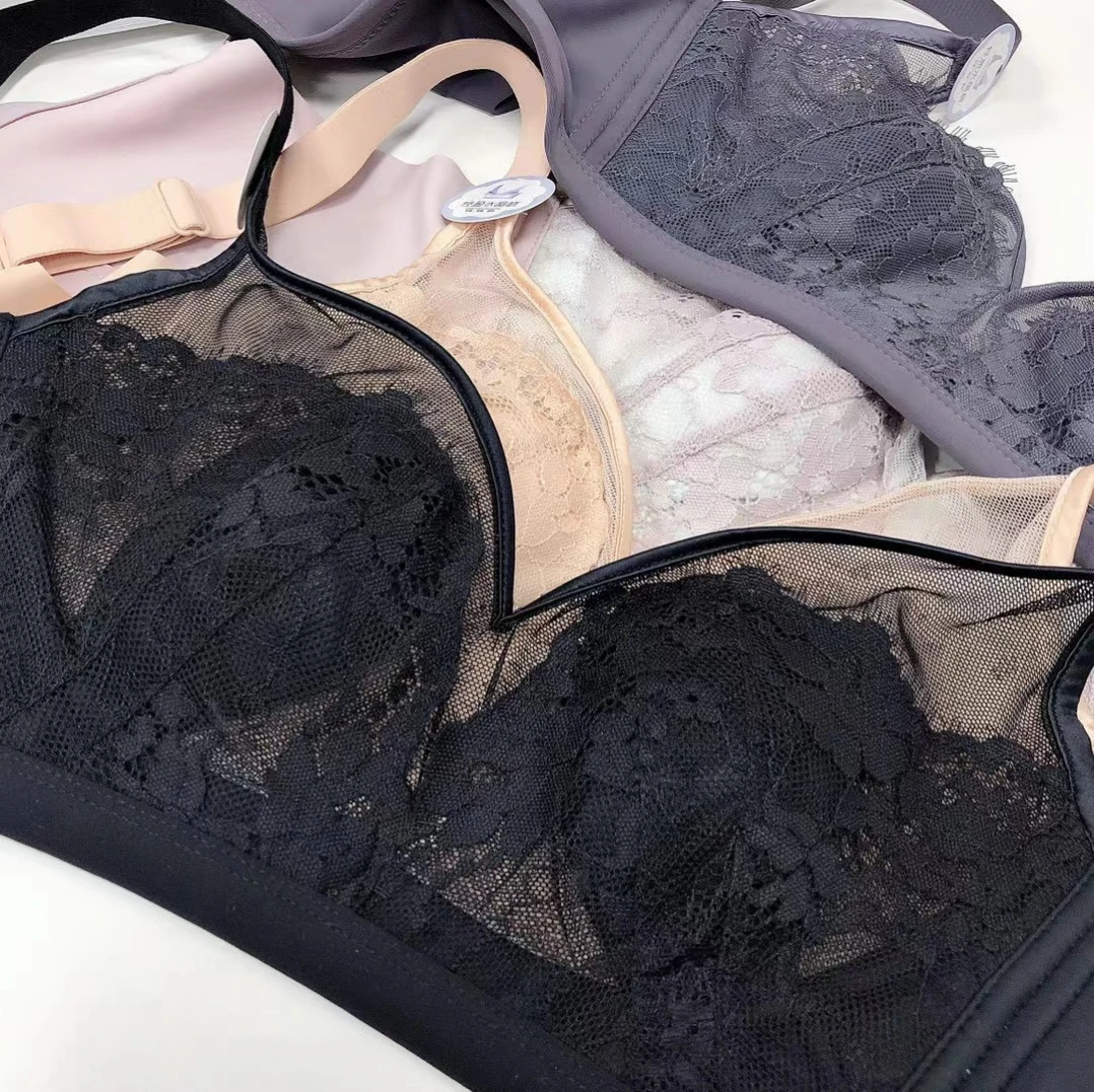 02241【张十柒】曼妮兔耳朵蕾丝BRA 夏季薄款超好看兔耳朵文胸舒适