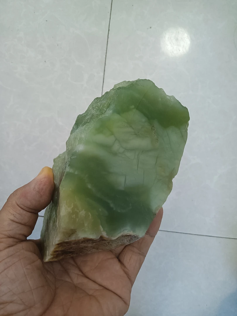 珠宝岫玉原石蛇纹石玉