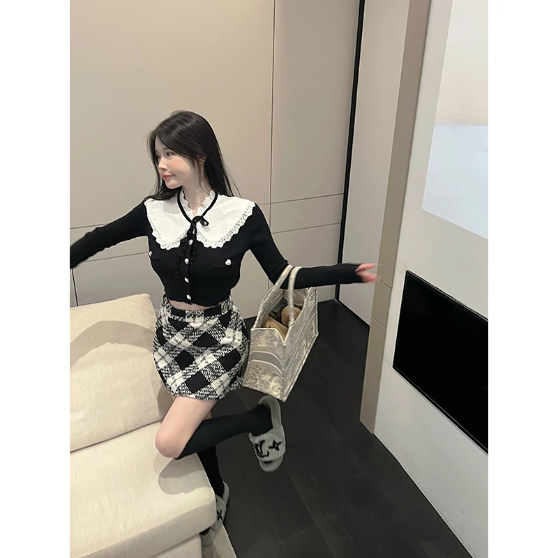 阿九一只 针织开衫上衣