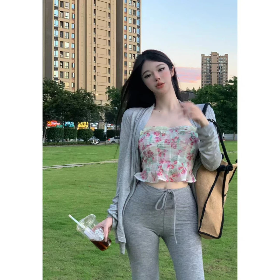 阿九一只  no退no换会呼吸的100天丝开衫灰25