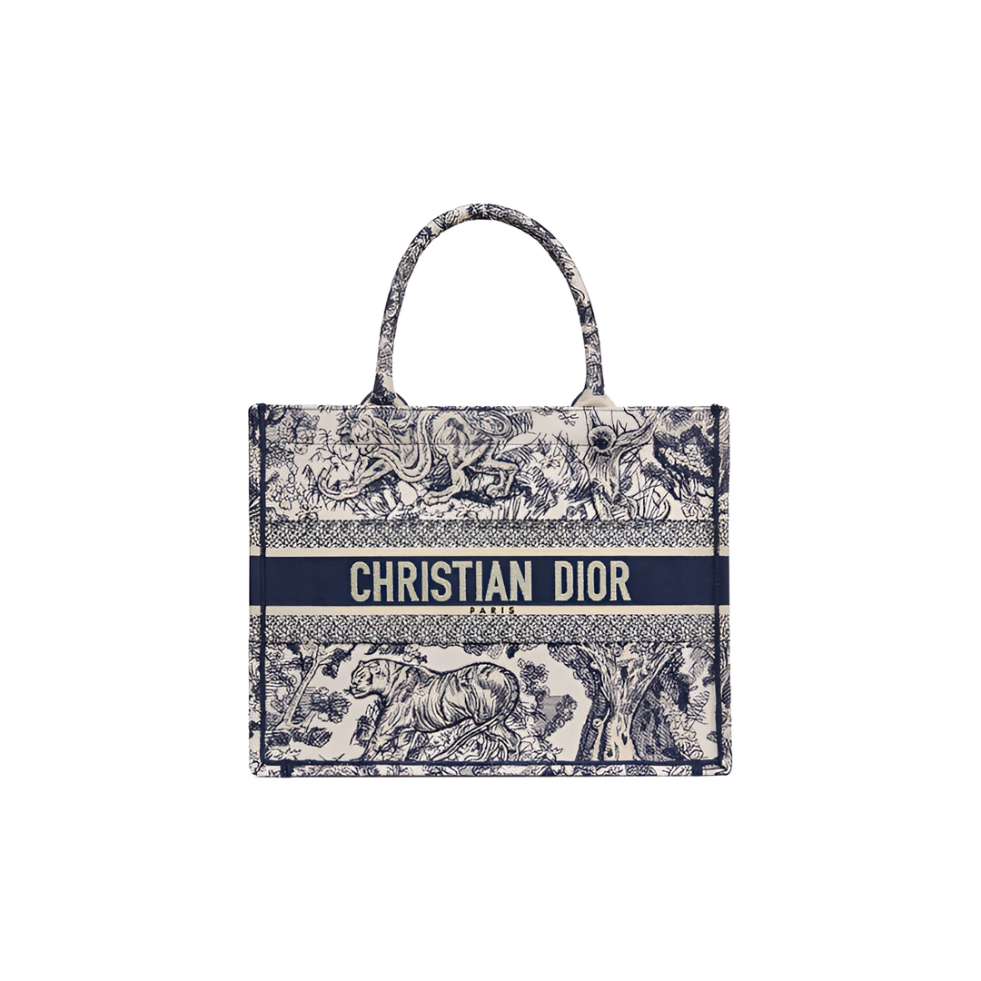 99新 DIOR/迪奥 98新/云朵奢品/ 动物园托特中号