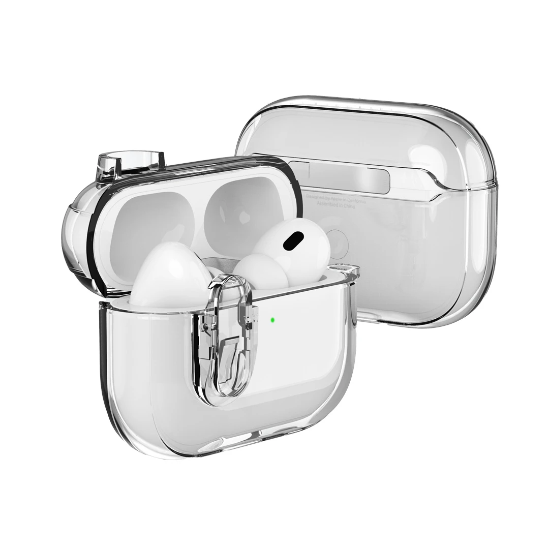 适用airpodspro锁扣保护套airpods1/2/3代耳机套透明保护壳软壳