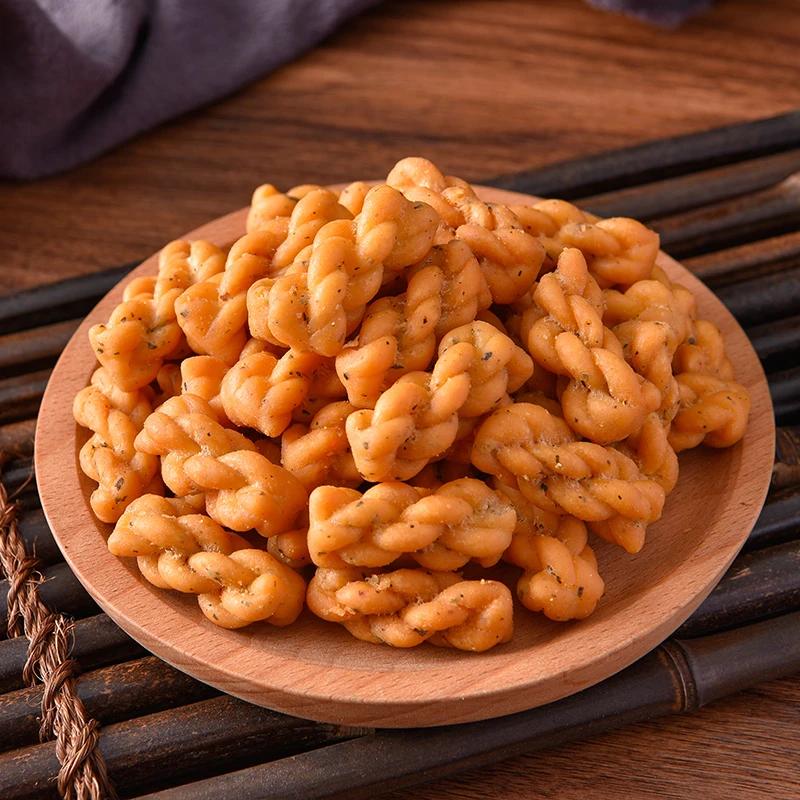 香酥小麻花混合口味解馋小零食办公室传统小吃迷你小麻花休闲零食
