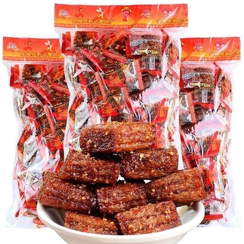大刀肉网红辣条麻辣零食大礼包批发便宜怀旧儿时的味道辣条