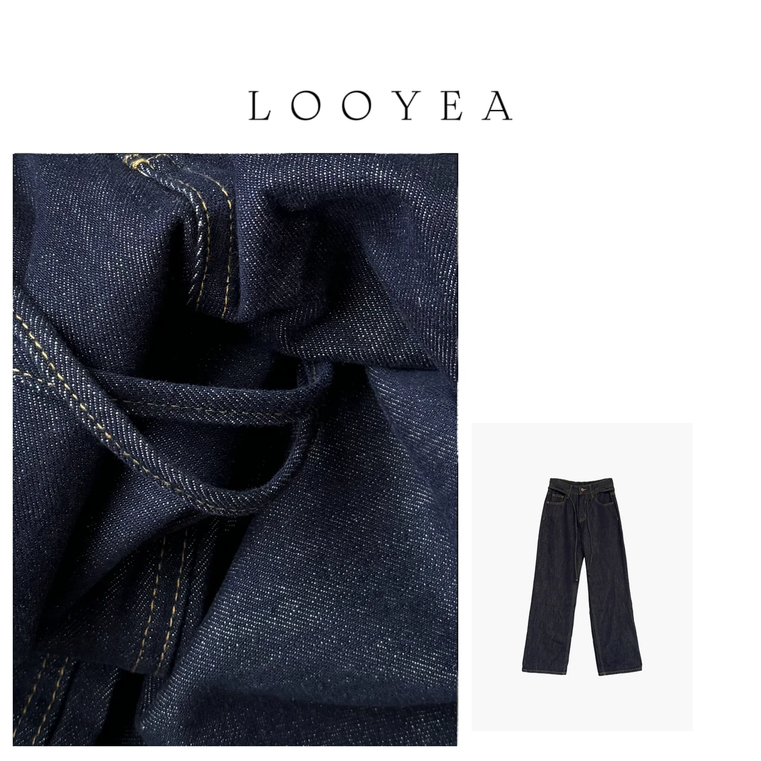 【约瑟夫】LOOYEA 不费力穿搭韩式直筒显瘦牛仔裤 5528