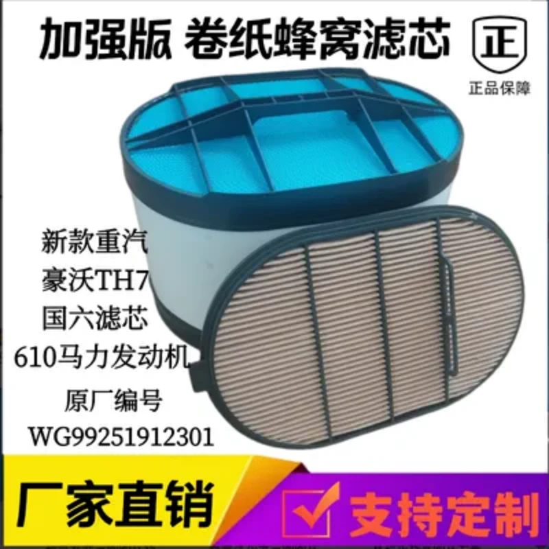 重汽车型蜂窝空气滤芯总成