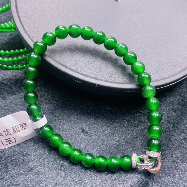 天然翡翠手链卡6