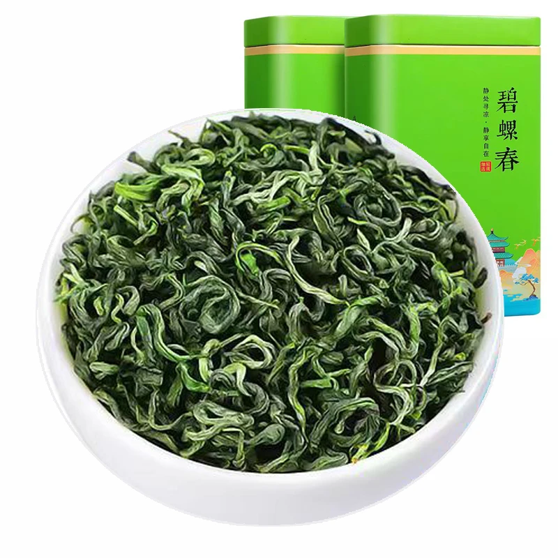 2024碧螺春绿茶早春新茶浓香型耐泡有散高山云雾绿茶礼盒罐装