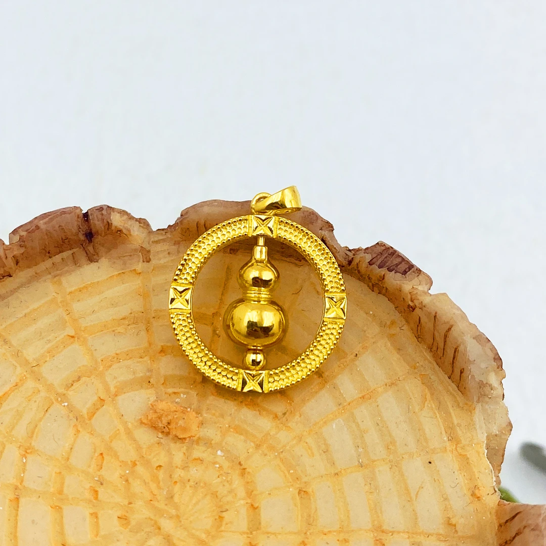足金999 时来运转葫芦吊坠 时尚百搭5G工艺黄金首饰按克卖