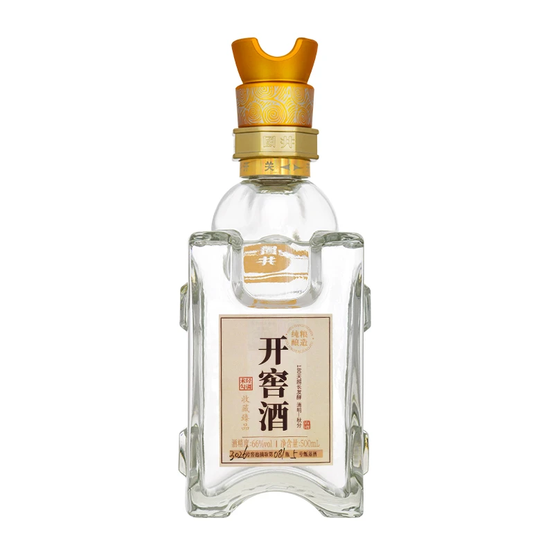 国井国井 开窖酒浓香型白酒 瓶装66度500ml*1瓶