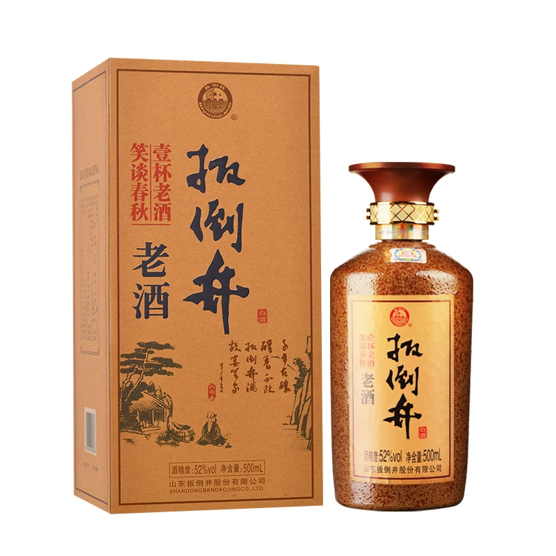扳倒井老酒  浓香型白酒 瓶装 优级纯粮酿造52度500ml