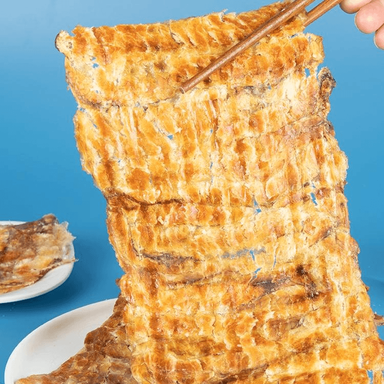 渔之郎安康鱼片营养解馋深海现烤鱼片即食海鲜干品新鲜海味110克