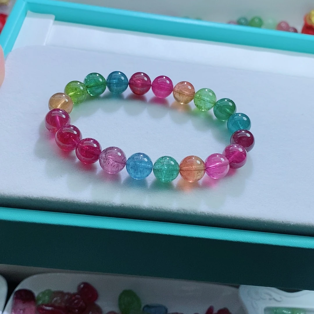 碧玺手链未镶嵌10mm左右