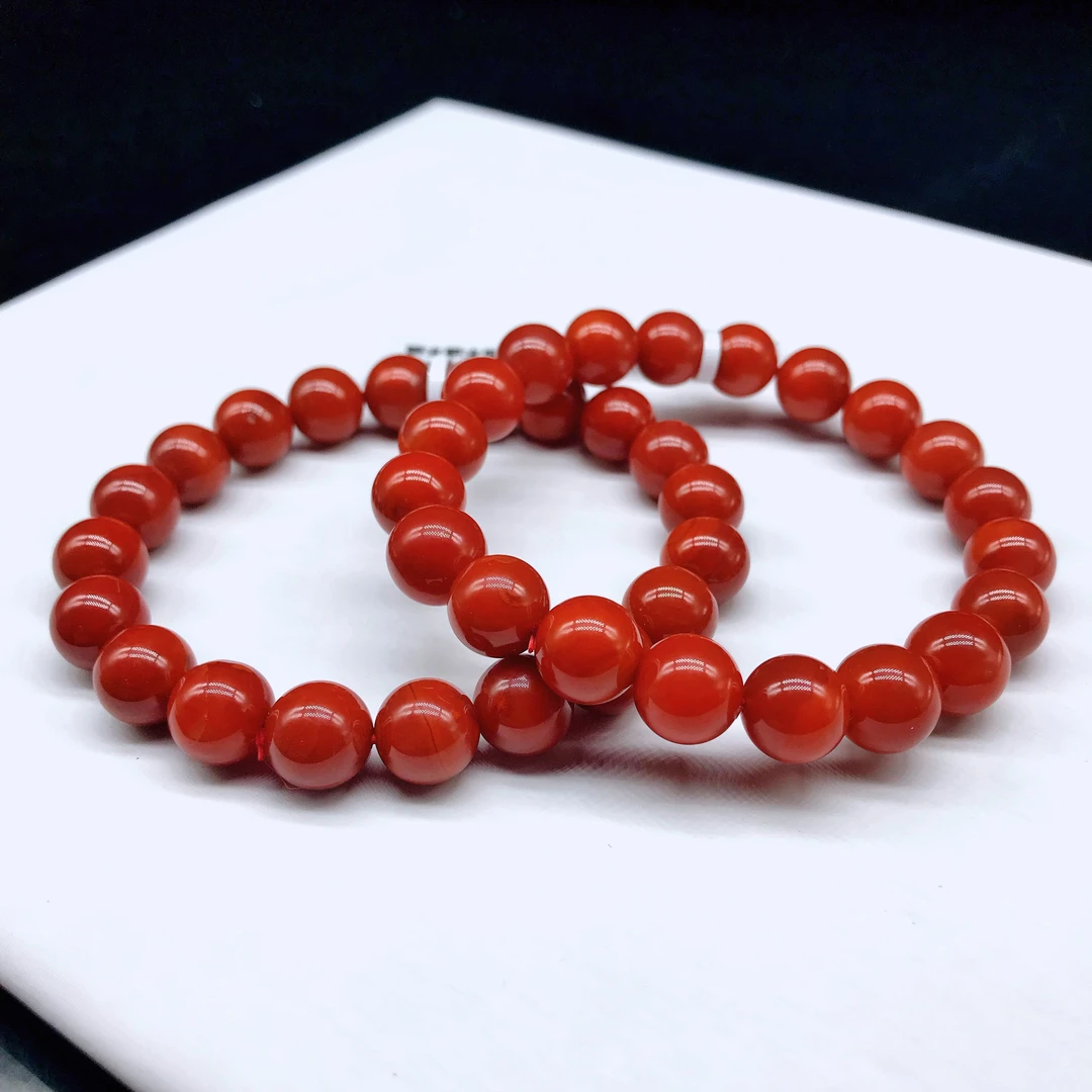 【领源】南红四川瓦西毕业级精美时尚锦红手串（多样式发其一）