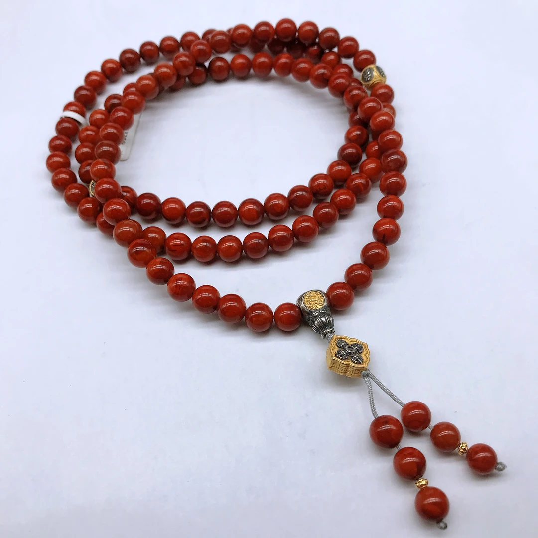 【领源】南红瓦西精美DIY毛衣链7mm（一条）