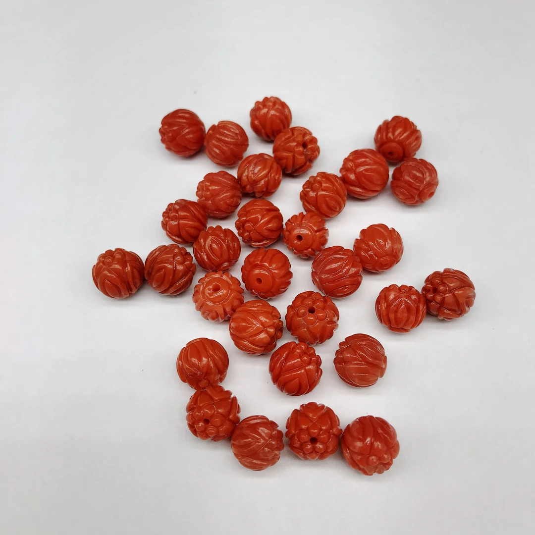 【鼎利源】南红精工雕刻百搭莲花配饰 （多样式发其一）不含证书