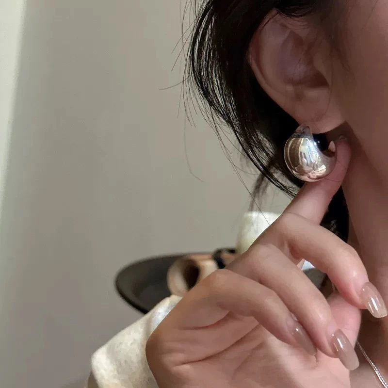 钛钢耳饰 简约INS风耳环（EH1539#）爱唯依