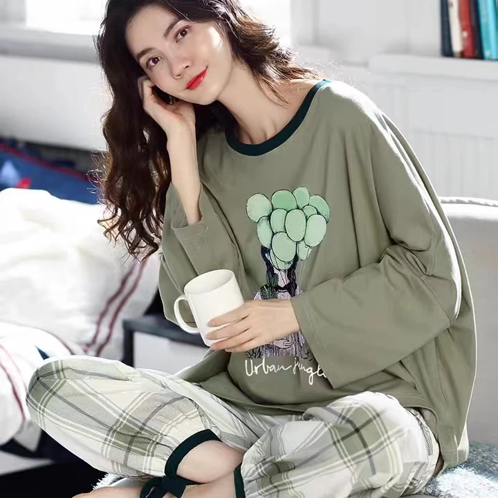 月子服产后月子服长袖薄款孕妇宽松孕妇产妇喂奶喂奶月子服