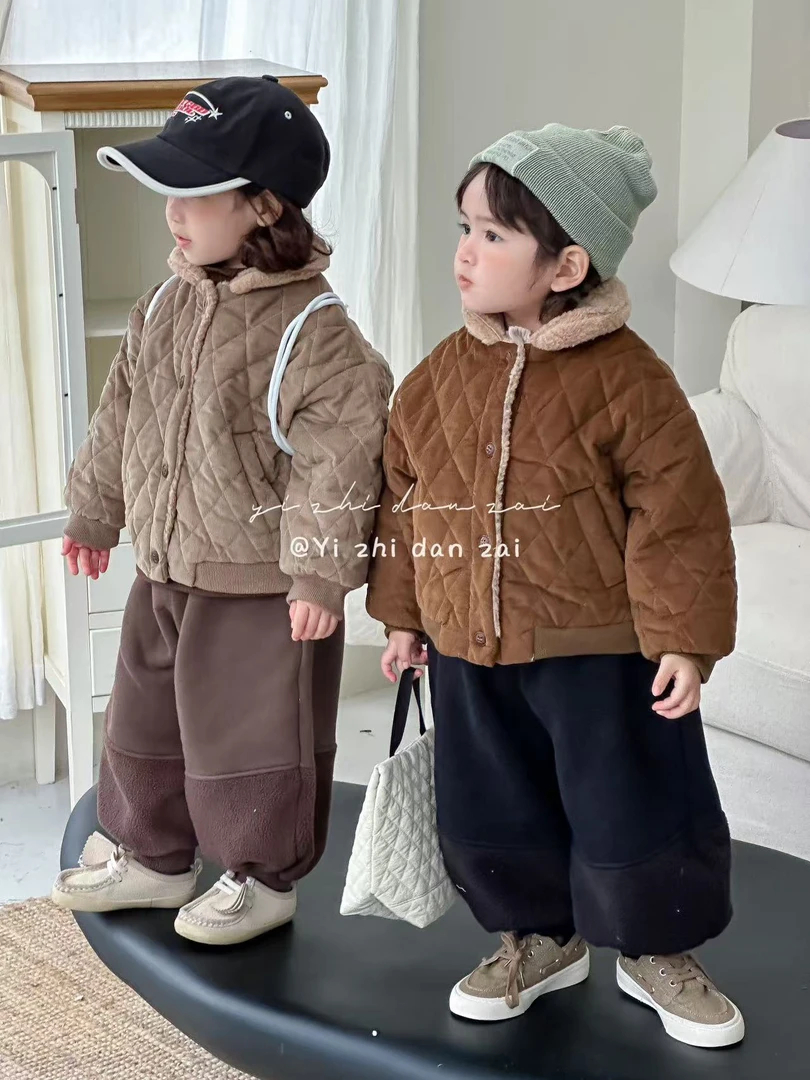 【一只蛋崽】儿童 秋冬 加棉外套 韩版森系无性别穿搭 洋气 265S
