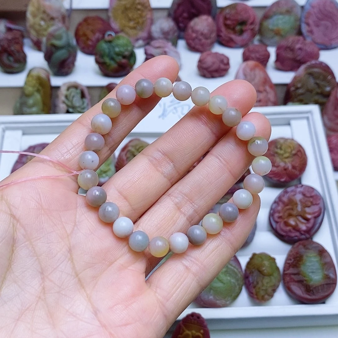玛瑙/玉髓盐源玛瑙手串未镶嵌