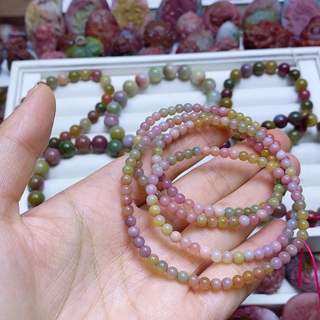 玛瑙/玉髓盐源玛瑙手链未镶嵌