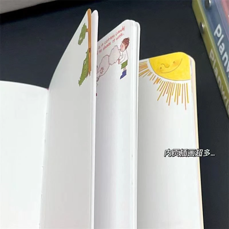 小红书同款coco酱手日系小众学生可爱随身日程本空白内页好高能感