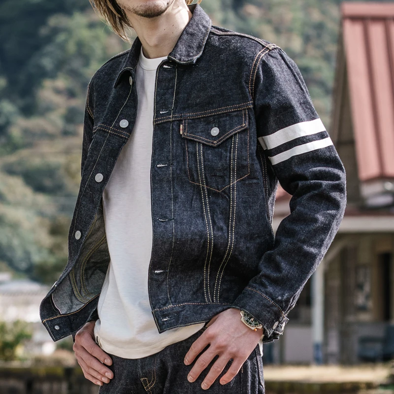 MOMOTARO桃太郎 3105SP 出阵15.7oz三代宽松赤耳牛仔夹克美式外套