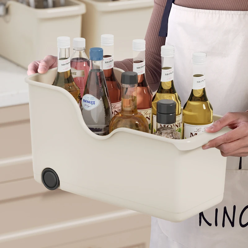 【特惠拍一发三】厨房锅具收纳盒橱柜家用铲锅盖置物架松弛感整理