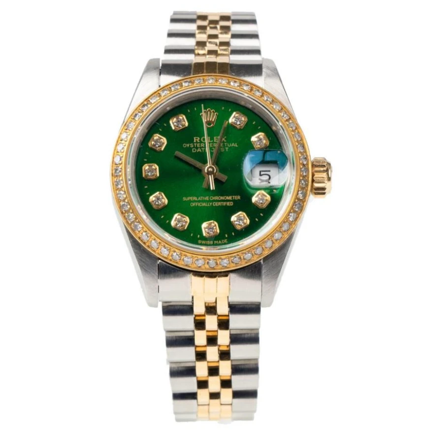 99新 Rolex/劳力士 女装日志后盘后钻26盘dr