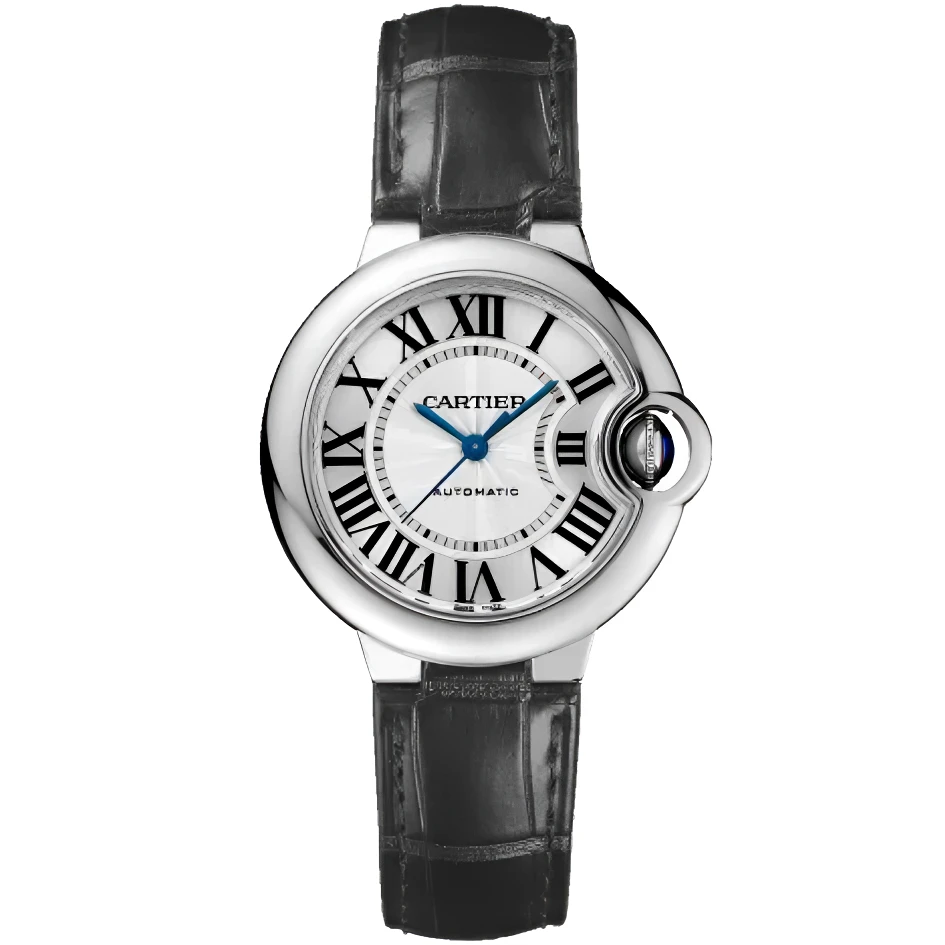 99新 Cartier/卡地亚 【24期免息】 蓝气球皮带款机械33盘XQ