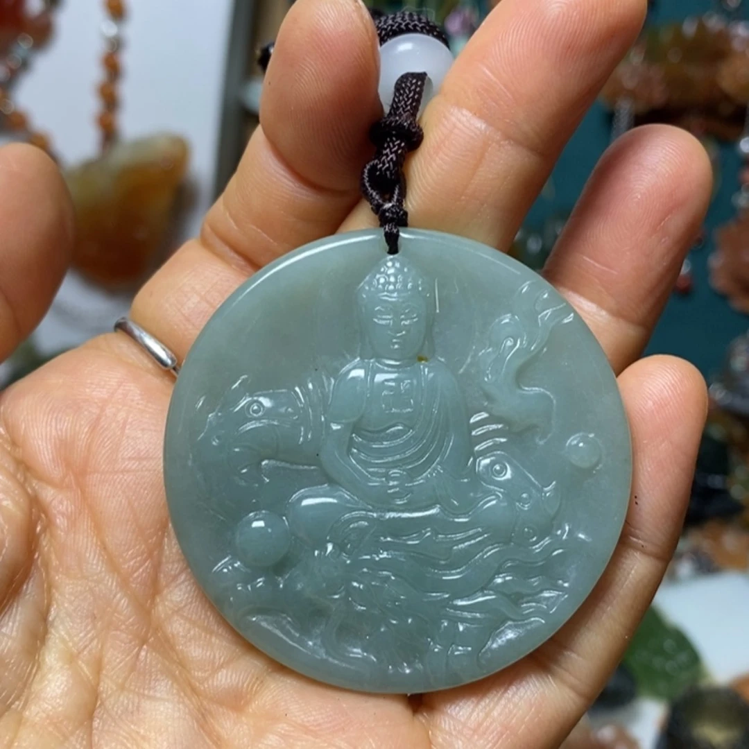 【闪购商品】蛇纹石玉吊坠未镶嵌