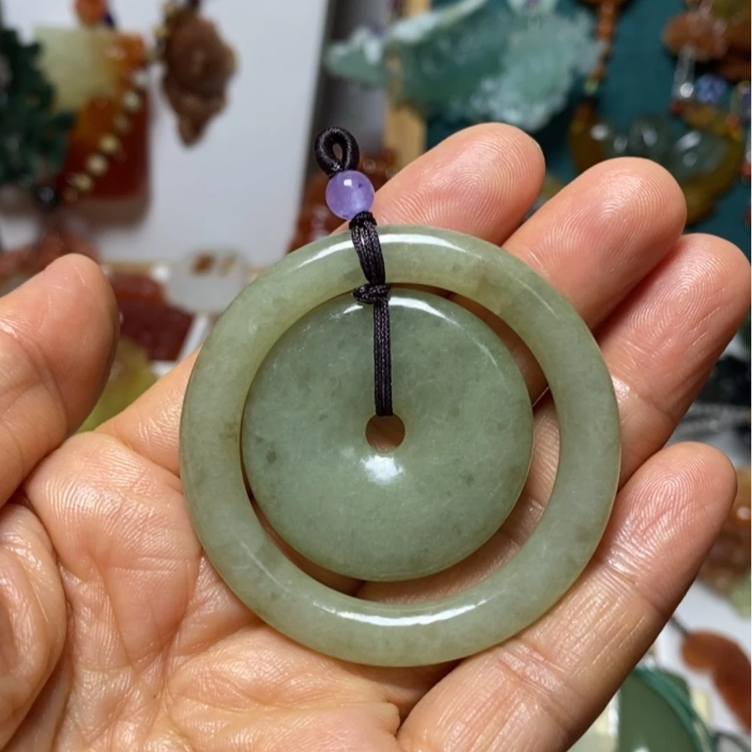 【闪购商品】蛇纹石玉吊坠未镶嵌