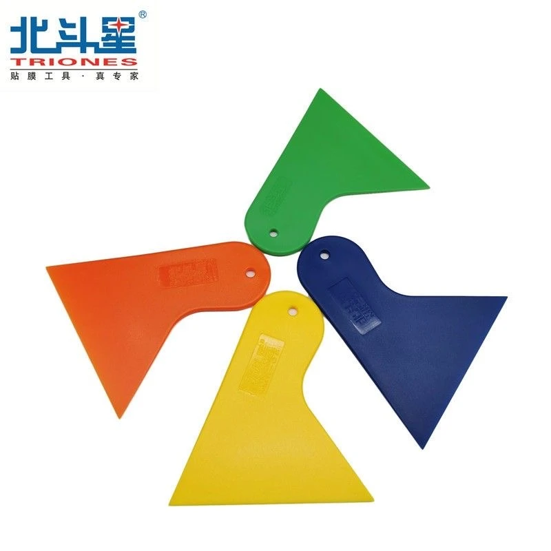 北斗星太阳膜贴膜专用小三角刮板耐高温世界玻璃雕塑易水洗红荆花