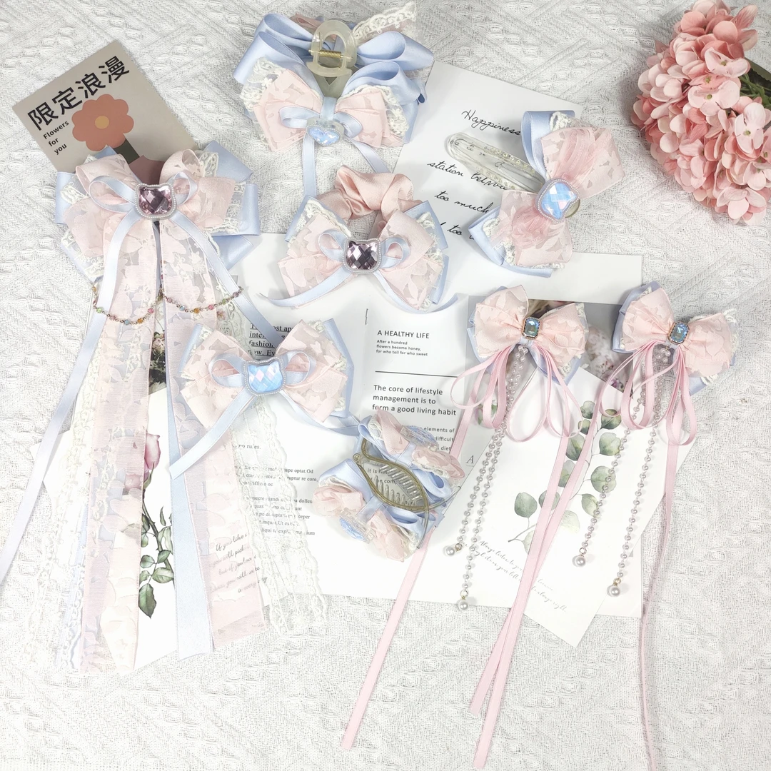 《魔法少女》系列--梦宫原创设计弹簧夹少女发饰新娘头饰