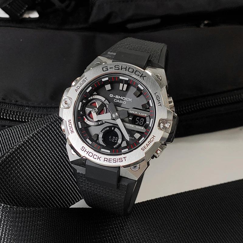 Casio/卡西欧钢铁之心G-shock硬汉风格男士商务防水表GST-B400