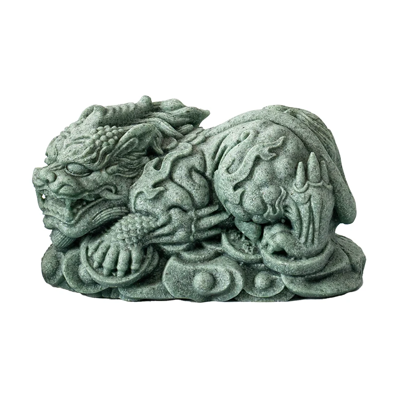 中式国潮青砂石茶宠摆件茶玩可养茶桌装饰家居功夫茶具配件弥勒佛