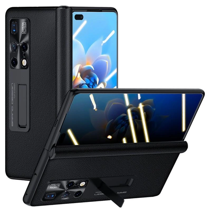 适配于新款华为matex2手机保护壳真皮matex3折叠屏铰链全包保护套